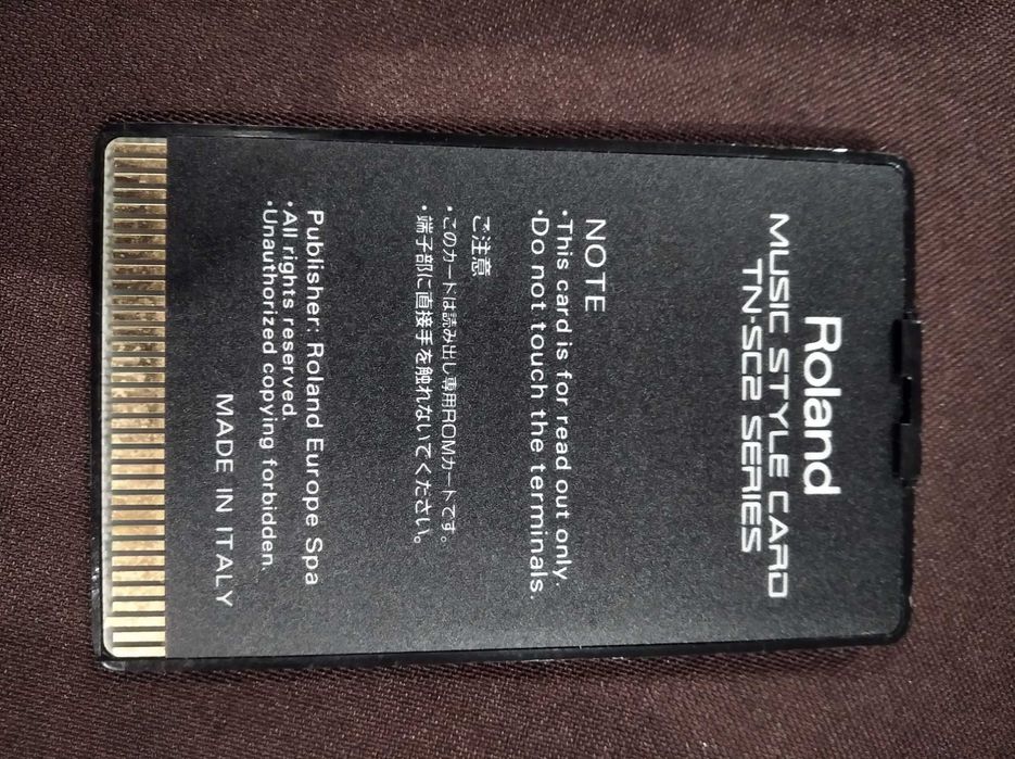 Roland Music Style Card Evergreen 2