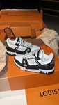 ButyBlack LouisVuitton LvDamskie i MęskieCasualoweTrampki Trainer,42