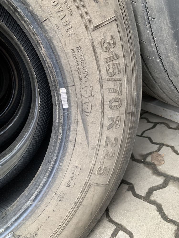 315/70R22.5 Barum BF200 Road 2шт 2020рік 6-7мм