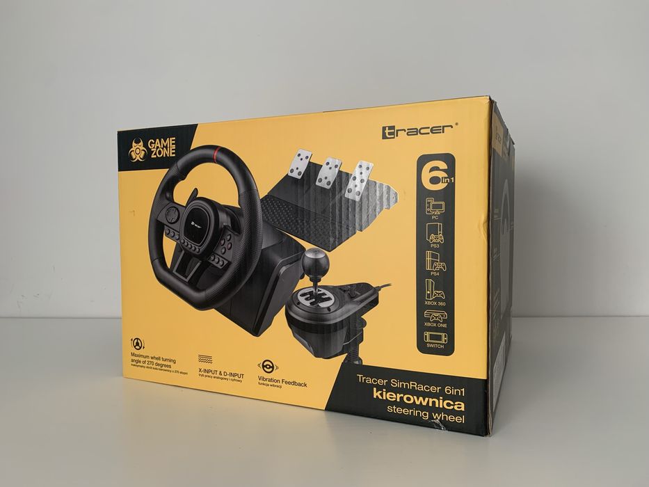 Kierownica Tracer SimRacer 6in1