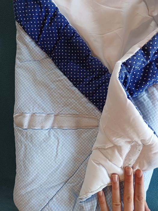 Rożek niemowlecy dla chłopca no name, niebieski, stan idealny