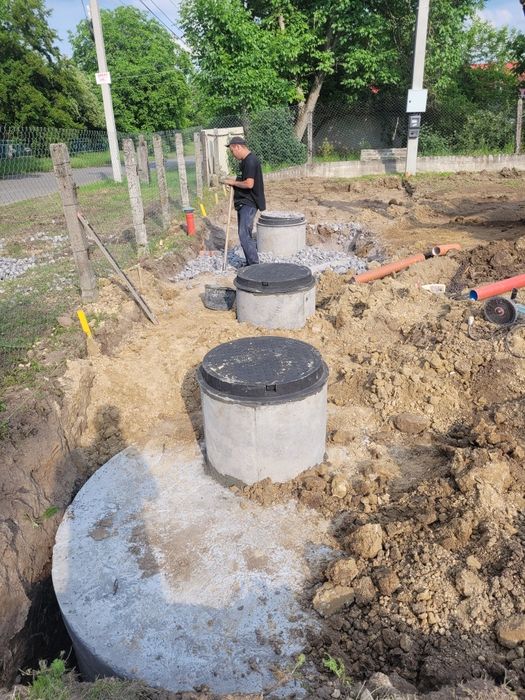 Міні екскаватор самоскид мінік фундамент септик послуги екскаватора