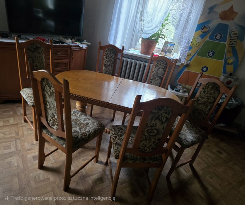 Krzesla 6 sztuk jak nowe