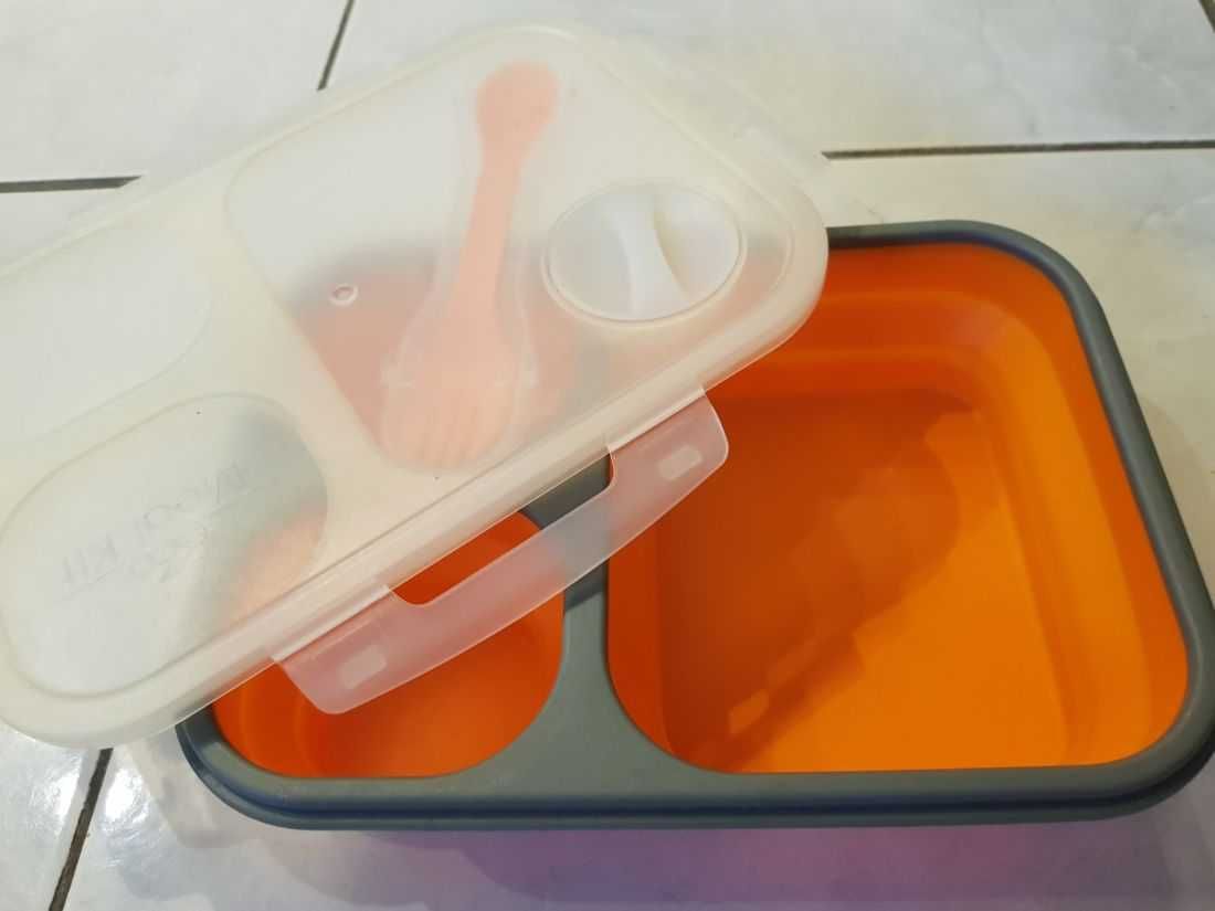 pojemnik pudełko lunchbox silikonowy ekologiczny vege