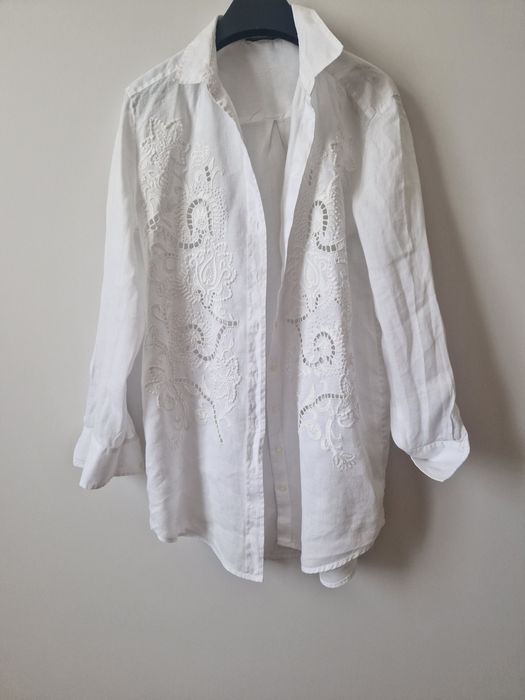 Massimo Dutti. Сорочка, рубашка, льон, розмір М