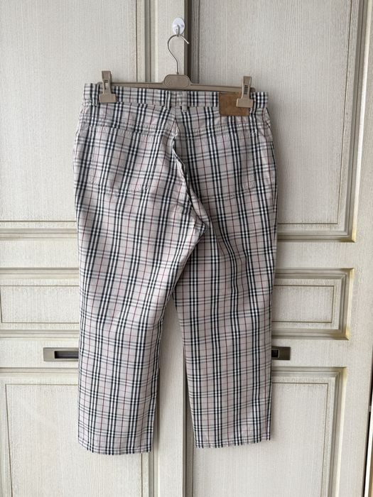 Burberry nova classic tartan chinos denim check trousers og штаны