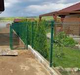 Забор из сварной сетки.Сетка 3Д.Монтаж . Ворота откатные.