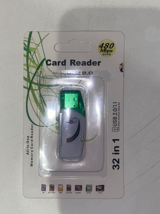 USB Card Reader Картридер microSD SD 32 в 1