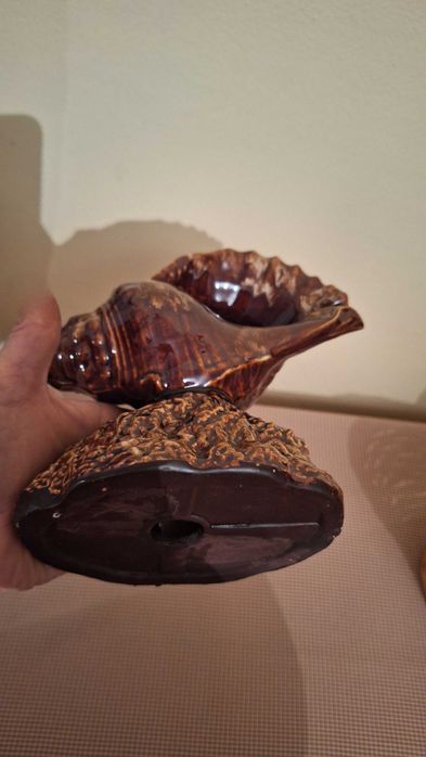 Búzio em cerâmica - decoração