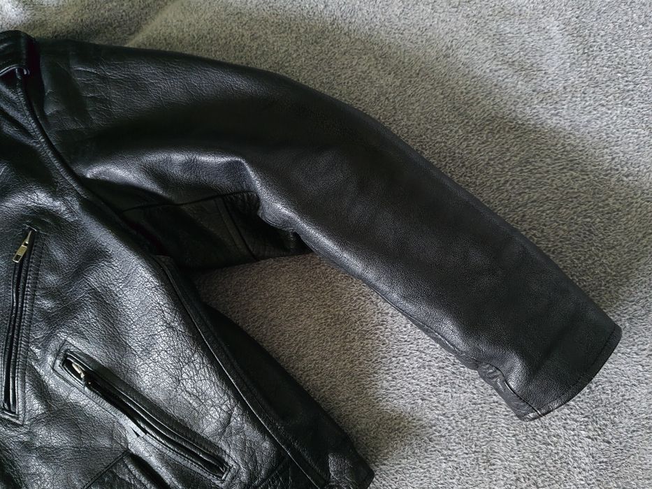 Ramoneska FMC L/XL skóra naturalna kurtka skórzana