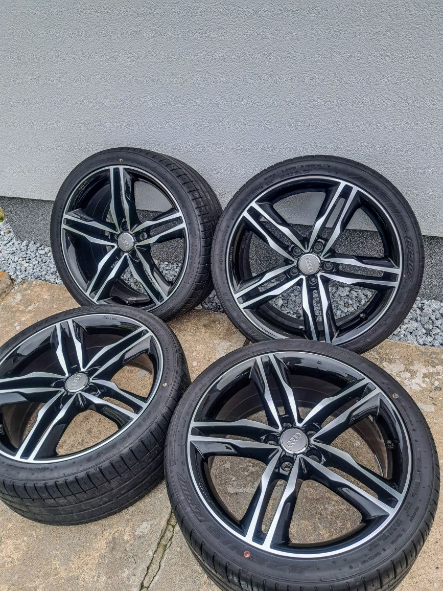 Felgi koła Audi  5x112 19 cali et45 z oponami letnimi