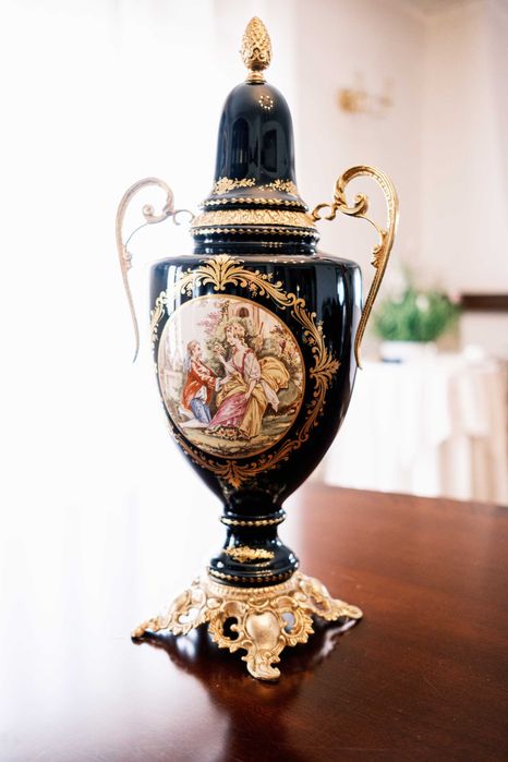 Mignon Limoges - 5 peças decoradas à mão