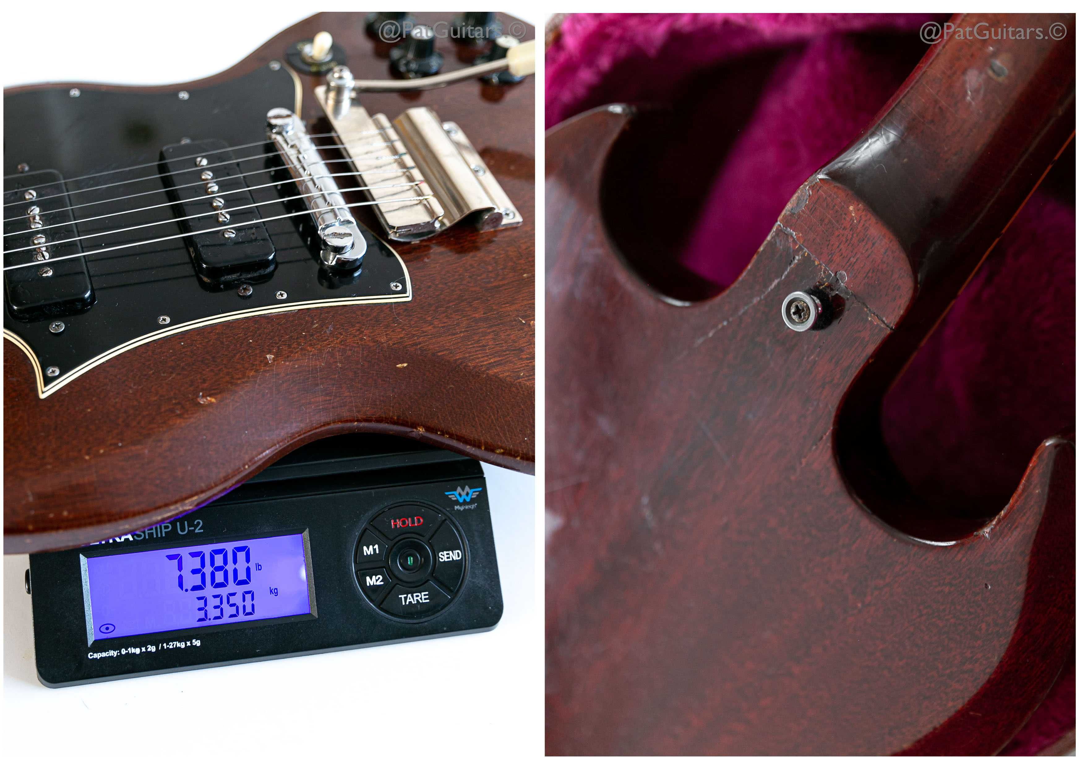 1969 Gibson SG Special with Vibrola in Cherry 7.4lbs