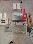 Atari 65XE + zasilacz+magnetofon  pudełka styropiany cały zestaw bdb