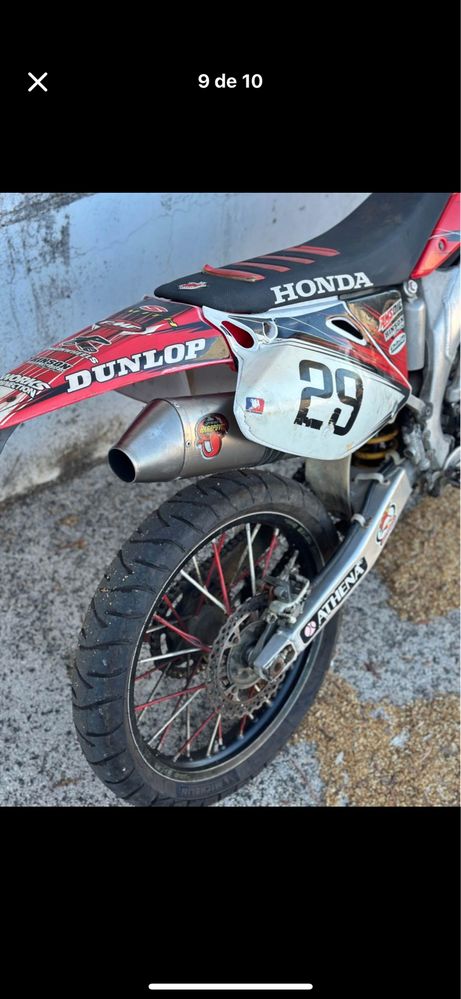 CRF450R matriculada