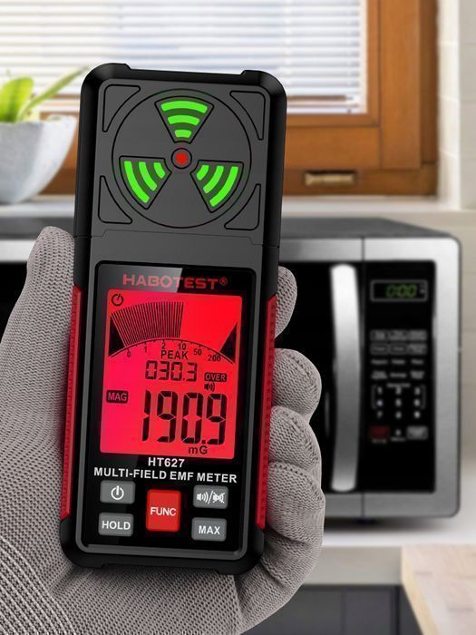 Miernik Pola Elektromagnetycznego EMF Tester Fal Radiowych Habotest