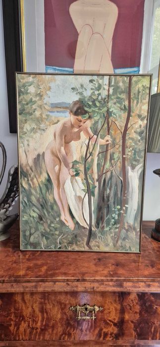 Obraz Anders Zorn "Ewa" olej na płycie akt impresjonizm glamour