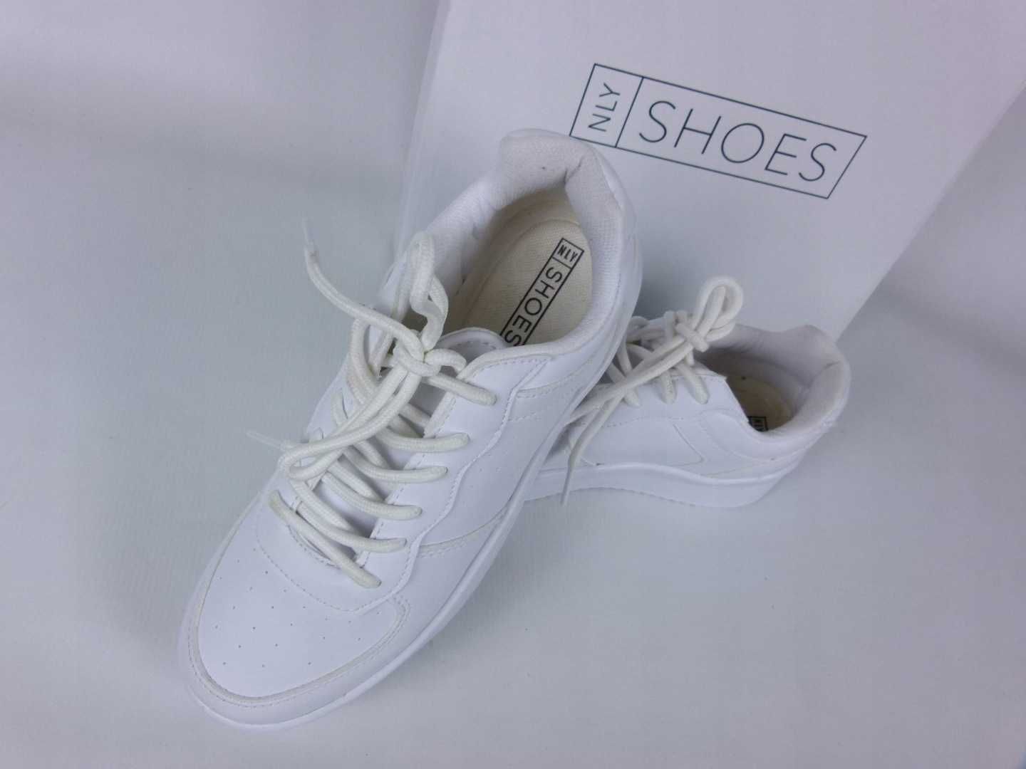 NLY Nelly Flirty white sneakers 39 - 25 cm