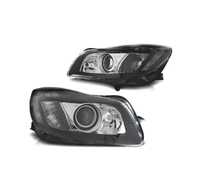 FAROIS FRONTAIS PARA OPEL INSIGNIA 08-13 LED FUNDO PRETO