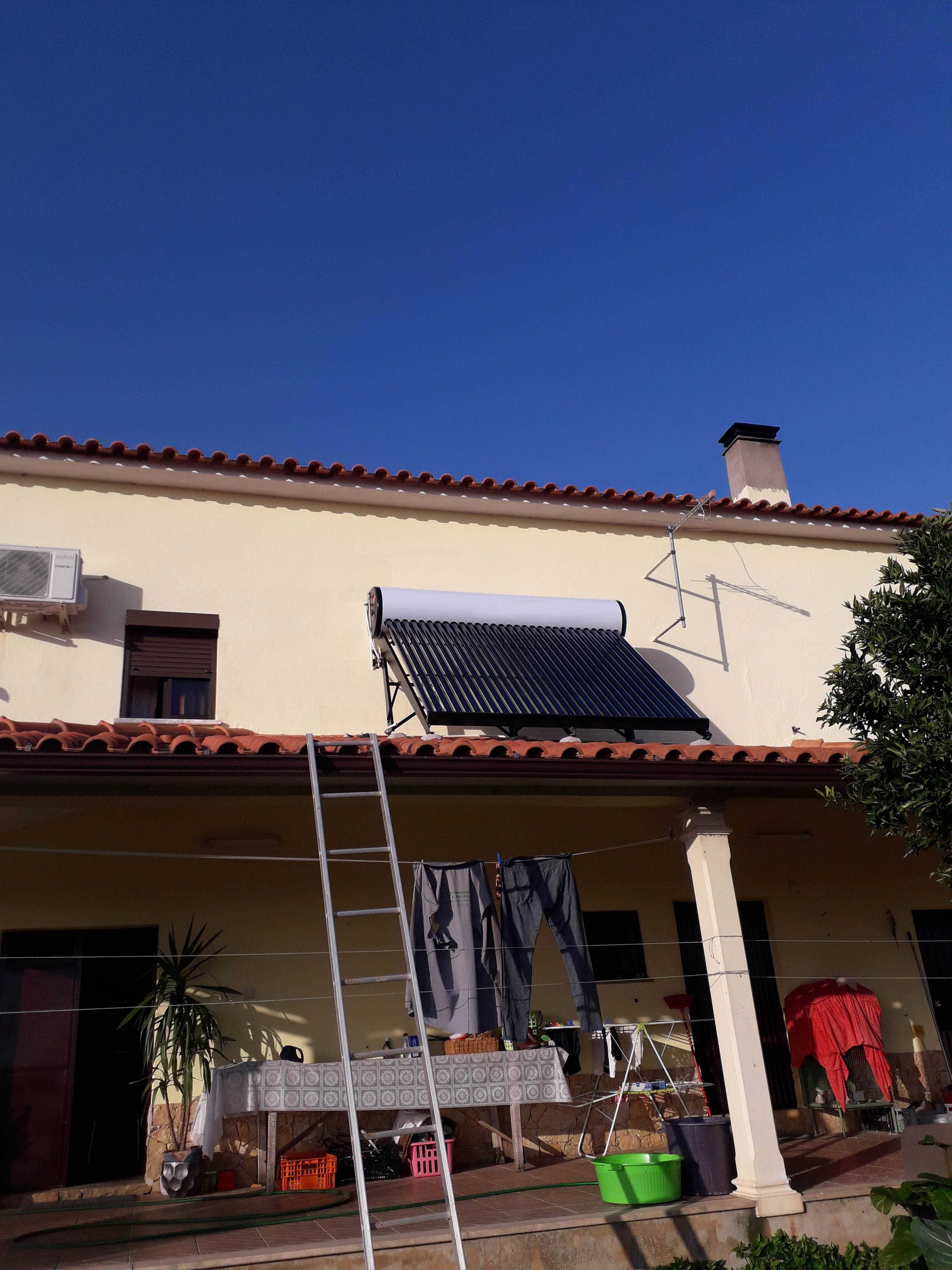 Painel Solar Termossifão 300L INOX 30 Tubos Vácuo