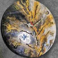 Настінний годинник "Магічний час" виконаний з епоксидної смоли