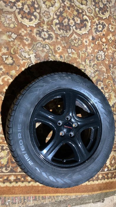 Komplet alufelg Subaru 5x100 opony zimowe