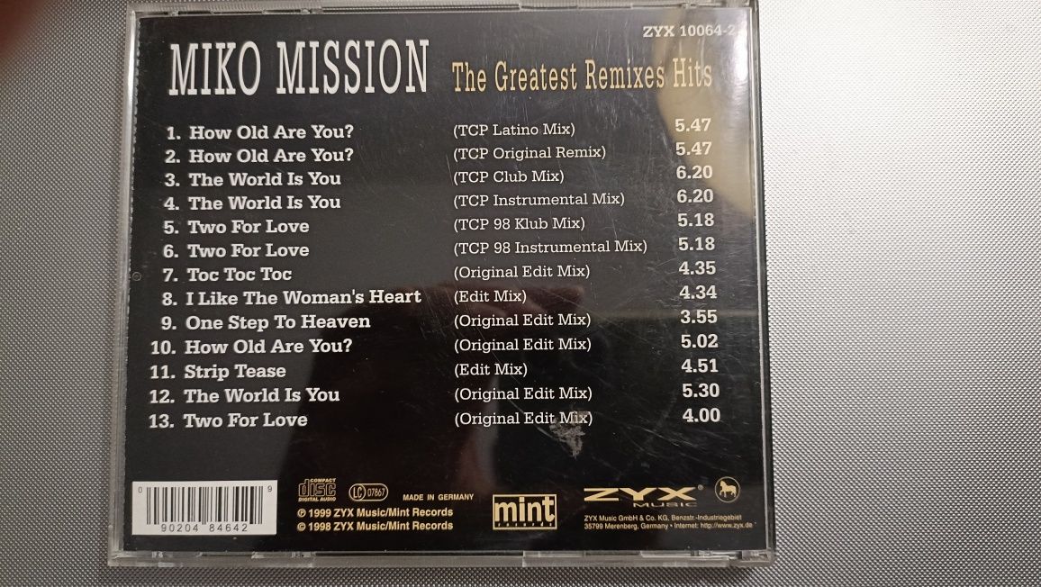 Unikat CD/Miko Mission/The Greatests Remixes Hits