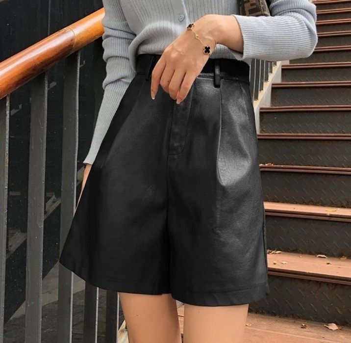 Шорти - Кожзам на Зиму/ Демісезонні Шорти - Бермуди