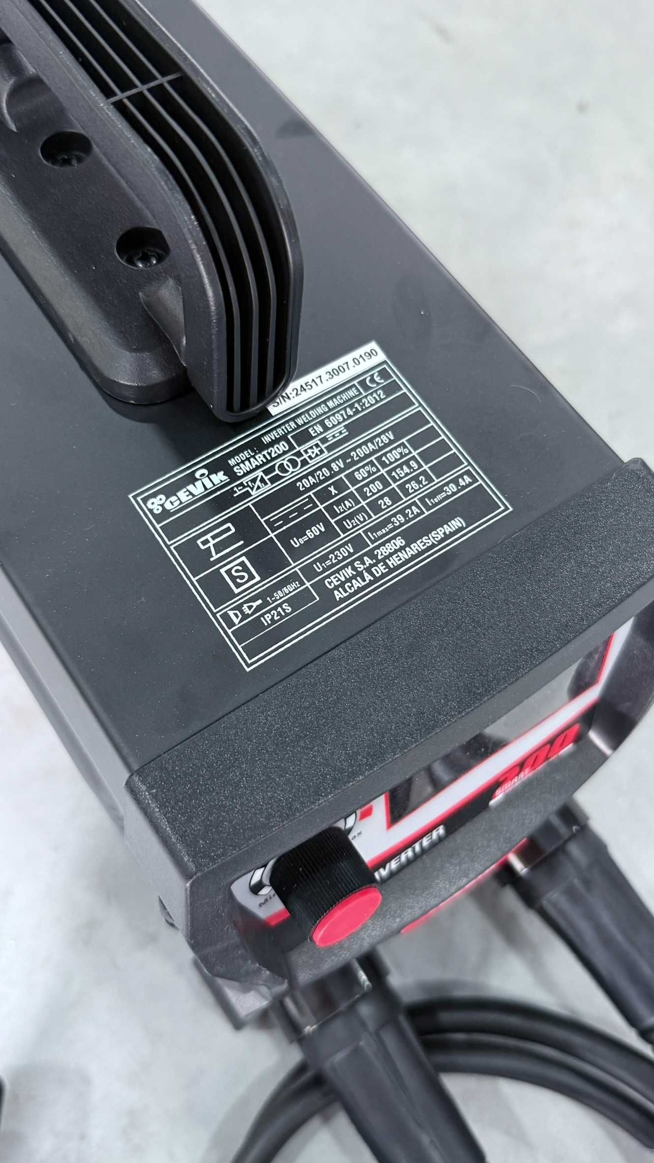 SOLDADOR INVERTER MMA 200A LED CEVIK CE-SMART200