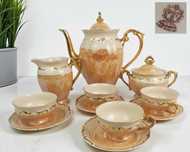 Serwis kawa/herbata Zakłady Porcelitu Stołowego Tułowice lata 60te.