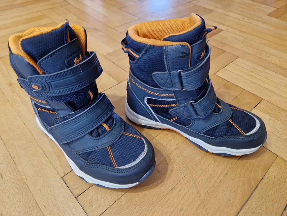 Śniegowce buty zimowe dziecięce rozm. 30 Leaf granatowe