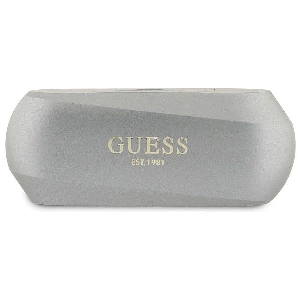 Słuchawki Guess Elongated Metalic Printed Logo Bluetooth TWS + stacja