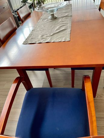 Mobília sala de jantar em Madeira cerejeira completa
