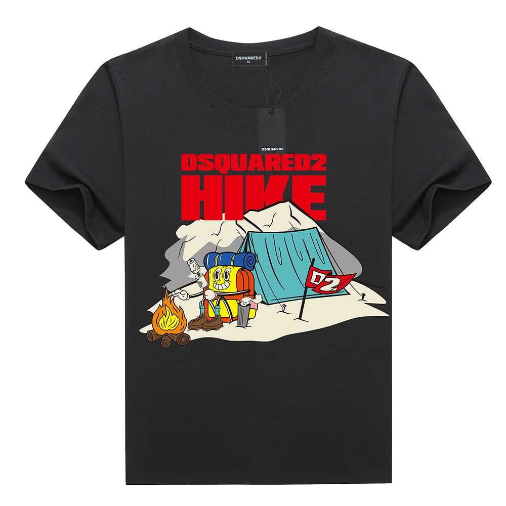 DSQUARED2 T-SHIRT - L - Koszulka męska czarna