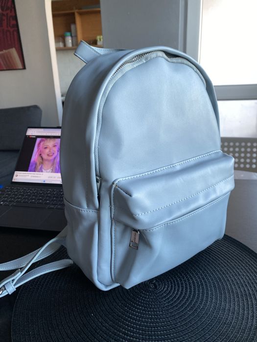 Mały plecak Pull & Bear pastel błękit