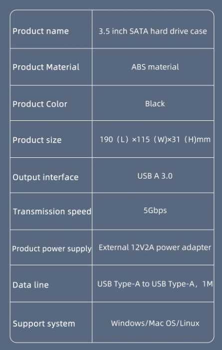Карман SATA-USB 3.0 для HDD \ SSD  3.5" & 2.5", до 18Тб. Новый!