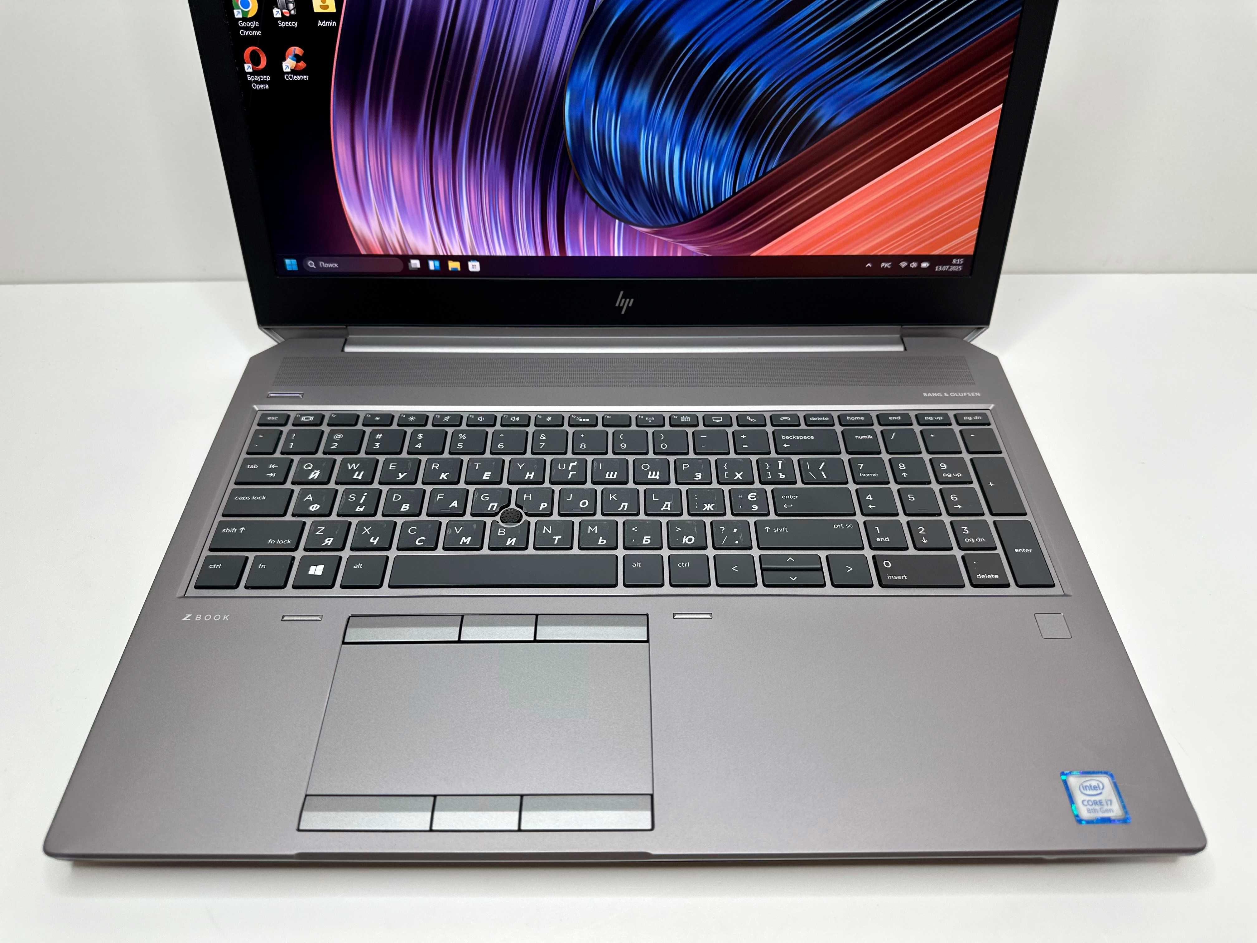 Потужний HP ZBook 15 G5, Core i7-8850H, 32Gb, SSD 256Gb+1Tb, FHD IPS