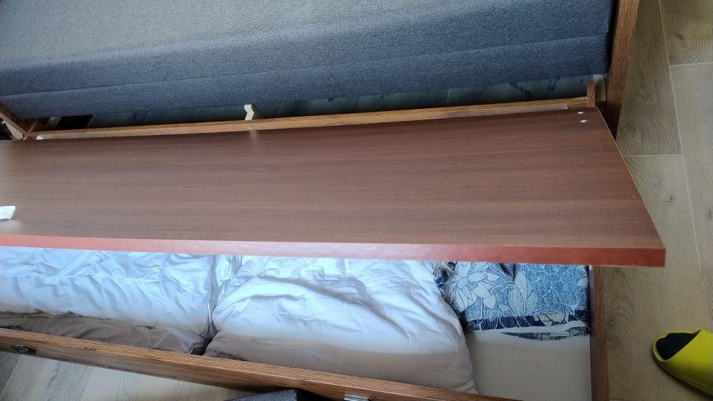 Łóżko rozkładane z pojemnikiem BRW Indiana