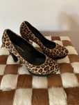 Sapatos altos italiano leopardo
