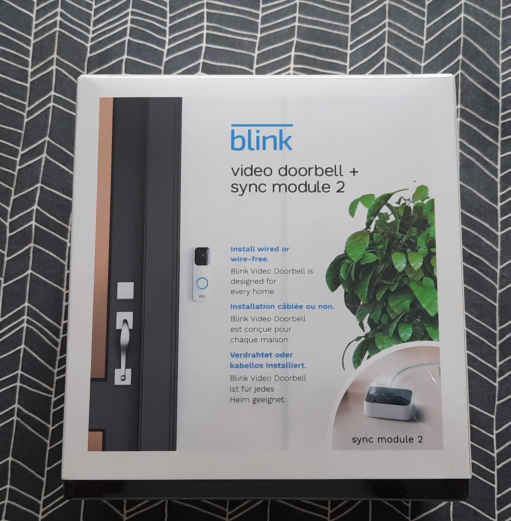 (Selado) Amazon Blink Video Doorbell + Sync Module 2