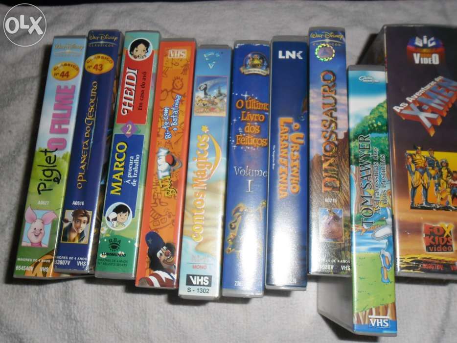 Vários filmes em VHS