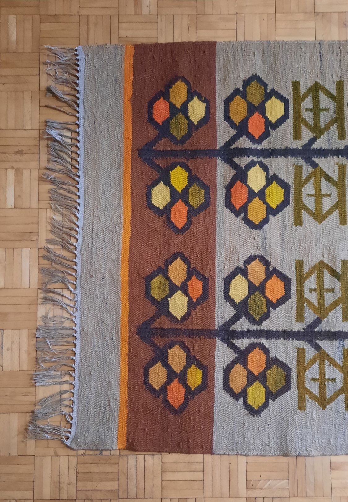 Kilim welniany Cepelia lata 70