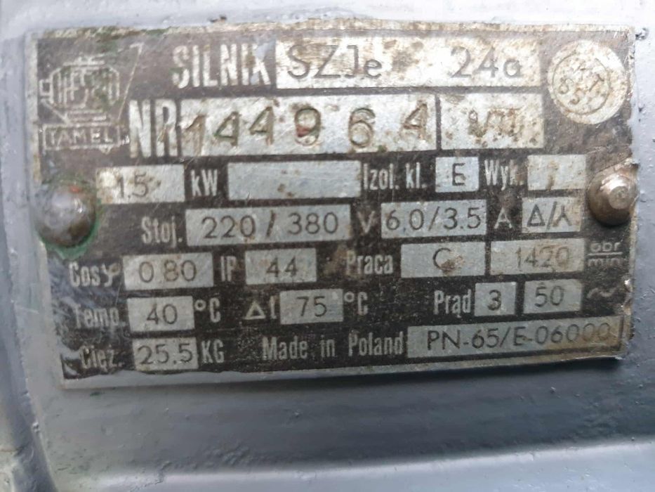 Silnik 1,5 KW 380V