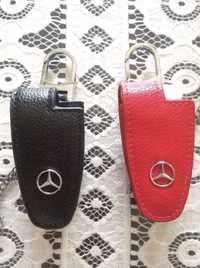 Porta Chaves Pele ORIGINAL para Mercedes