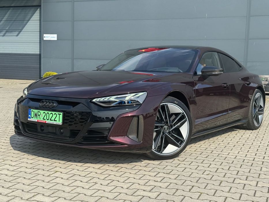 Audi RS e-tron GT EXCLUSIVE CARBON lasery ceramika night vision masaż wentyl oś FV23%