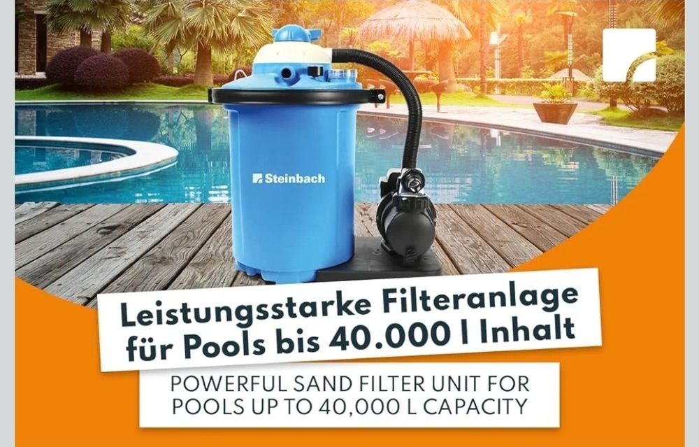 Steinbach Comfort 75 – 040100 pompa samozasysająca do basenów 40000l