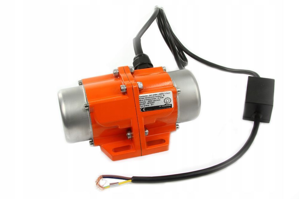 Silnik Wibracyjny 1-Fazowy 100 W 230V 2950 Obr./Min Asynchroniczny
