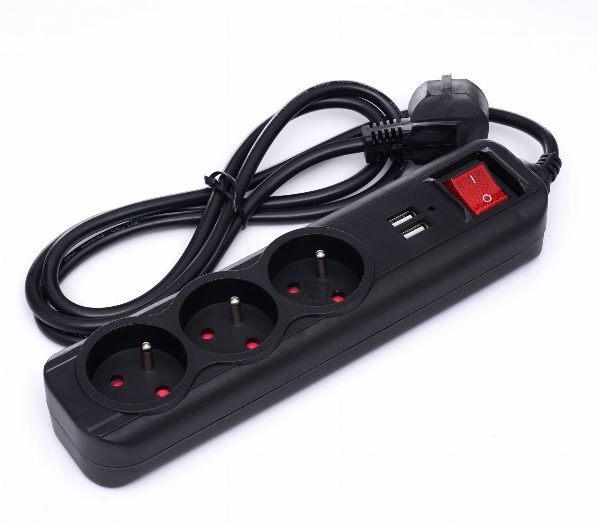 Przedłużacz z gniazdkami usb 1,5m KD4031