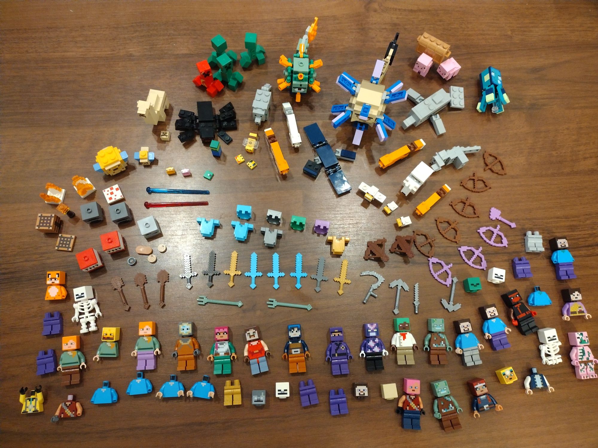 LEGO Minecraft miks minifiguek i zwierząt