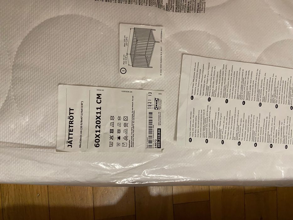 Colchão berço Ikea jattetrott